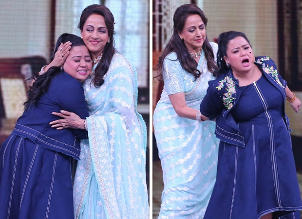 Seeta Aur Geeta turns 50: Hema Malini and Bharti Singh recreate THIS scene on the sets of Sa Re Ga Ma Pa Li’l Champs : Bollywood News