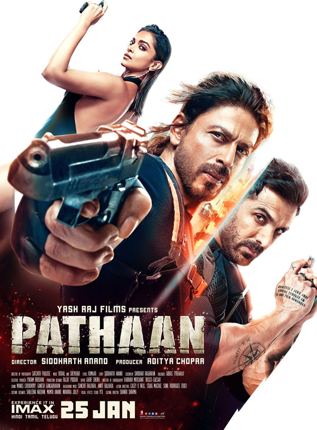 Shah Rukh Khan Gears Up For Pathaan With New Thrilling Poster Featuring Deepika Padukone And 