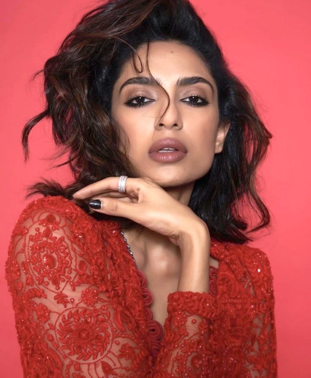 Sobhita Dhulipala looks fiery in red lace gown and Jimmy Choo heels for ...