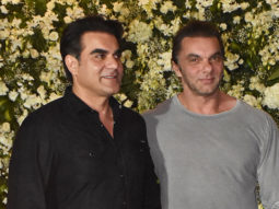 Sohail Khan and Arbaaz Khan pose together for paps