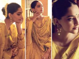 Sonam Kapoor Ahuja looks like a ray of sunshine in yellow Anarkali by Gaurang Shah