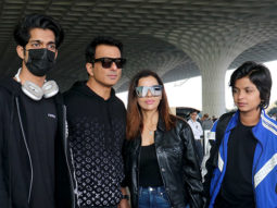 Sonu Sood gets clicked at the airport with family as they leave for a vacation