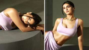 Vaani Kapoor draws inspiration from the OG Kim Kardashian for her alluring photos wearing a bralette and a risqué skirt with a thigh split