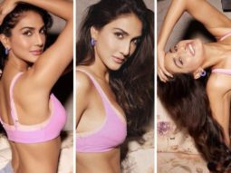 Vaani Kapoor looks like a million bucks in a stylishly chic comfy pink bralettes and denims