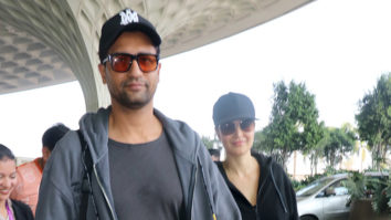 Vicky Kaushal and Katrina Kaif get clicked together at the airport
