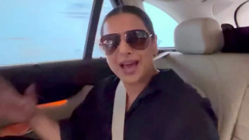 Vidya Balan jams to ‘Atta majhi satakli’ in Mumbai traffic