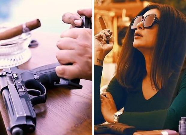 Aarya 3 begins filming; Sushmita Sen lights a cigar, loads a gun for the Disney+ Hotstar series, watch