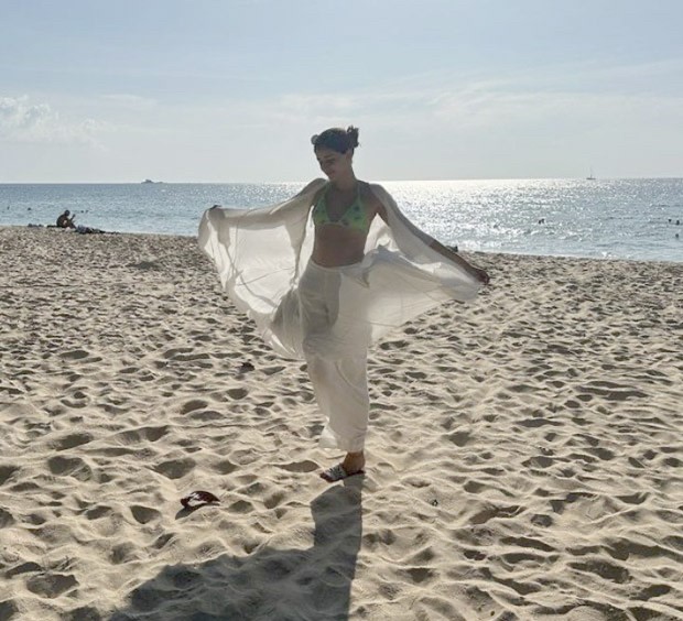 Ananya Panday, donning a fun bikini top and joggers, is having the time of her life in Phuket
