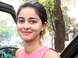 Ananya Panday looks cute in pink gym outfit post workout session