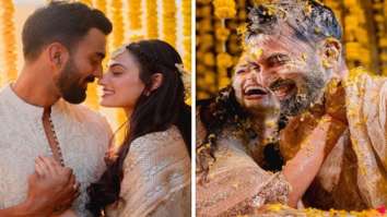 Athiya Shetty and KL Rahul were the happiest bride and groom and these photos from their haldi ceremony are proof, see pics