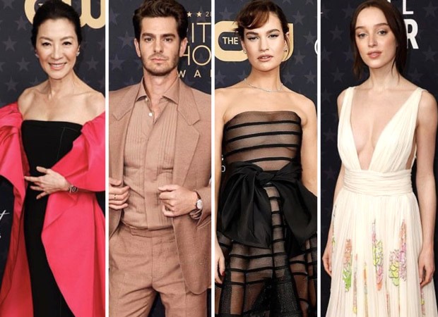 Critics’ Choice Awards 2023 Best Dressed: Michelle Yeoh, Andrew Garfield, Lily James and Phoebe Dynevor embrace chic, glitzy glamour on the red carpet
