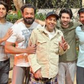 Dharmendra celebrates Lohri with son Bobby Deol as well as grandsons Aryaman, Karan, and Rajveer Deol; Sunny Deol reacts