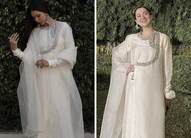 Fashion Face Off: Sonam Bajwa or Hania Aamir, who styled Hussain Rehar white suit better?
