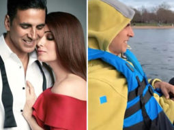 Twinkle Khanna calls marriage a ‘Faraday Cage’ as Akshay Kumar makes her pedal boat on an icy lake