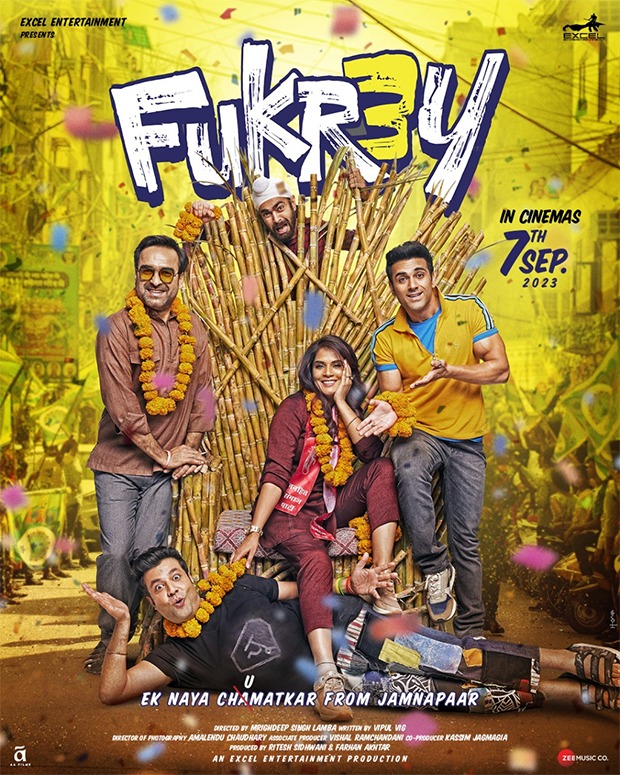 Confirmed! Pulkit Samrat-Richa Chadha starrer Fukrey 3 to release in 2023 on THIS date