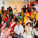 Fatima Sana Shaikh shares photos with Anurag Basu, Pritam from Saraswati puja ahead of Metro In Dino shoot, see pics