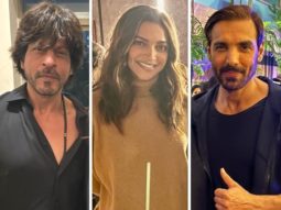 INSIDE PATHAAN PREMIERE: Shah Rukh Khan, Deepika Padukone, John Abraham are all smiles at the special screening, see pics