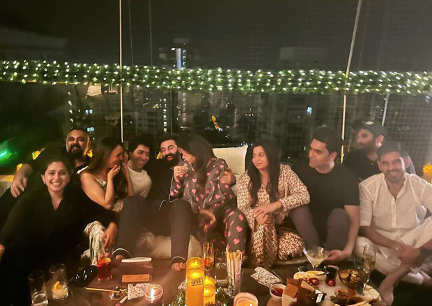 Inside Photos Alia Bhatt rings in New Year with Ranbir Kapoor, Aditya Roy Kapur, Rohit Dhawan, Shaheen Bhatt, see pics from NYE 2023 celebrations 