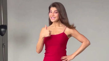 Jacqueline Fernandez looks pretty as always in a red outfit