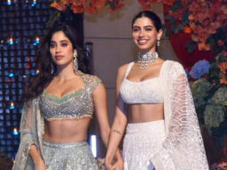 Janhvi and Khushi Kapoor look mesmerizing as they attend Anant Ambani’s engagement ceremony