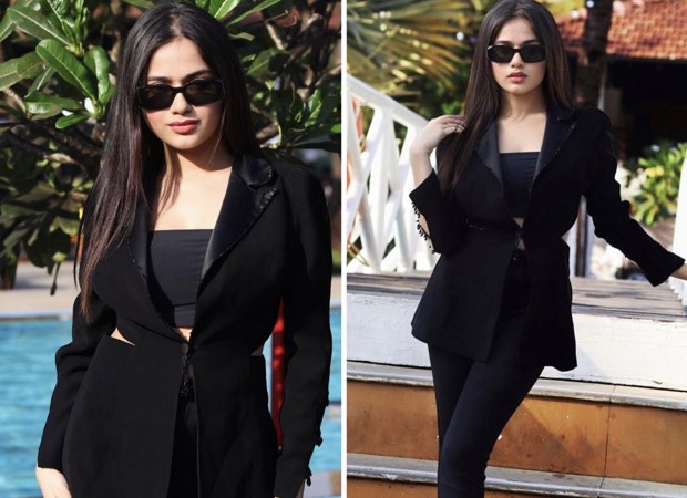 Jannat Zubair gives business chic vibes in black pantsuit : Bollywood News  - Bollywood Hungama
