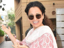Kangana Ranaut gets clicked in the city as she visits dentist