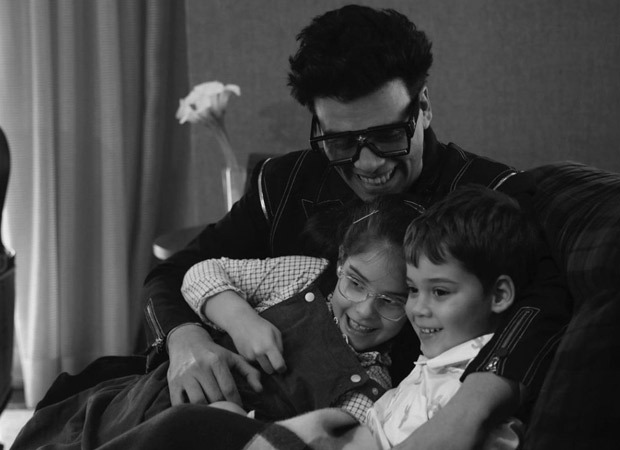 Karan Johar pens down a heartfelt note on parenthood as he shares an adorable post with children Yash and Roohi