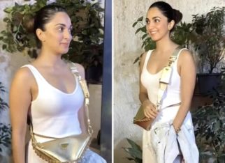 Kiara Advani looks pristine in all-white’ elevates her style game with a glitzy Prada triangular saffiano leather shoulder bag worth Rs.1.74 Lakh