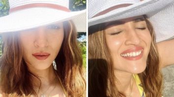 Kriti Sanon shares her sun-kissed photos in a floral bikini and white shorts to kick off 2023 on a bright note
