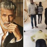 Milind Soman makes de paps do twenty push ups; watch video