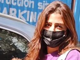Nupur Sanon gets clicked in the city with her adorable pet