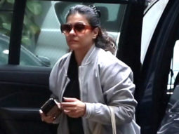 Paps capture a quick glimpse of Kajol