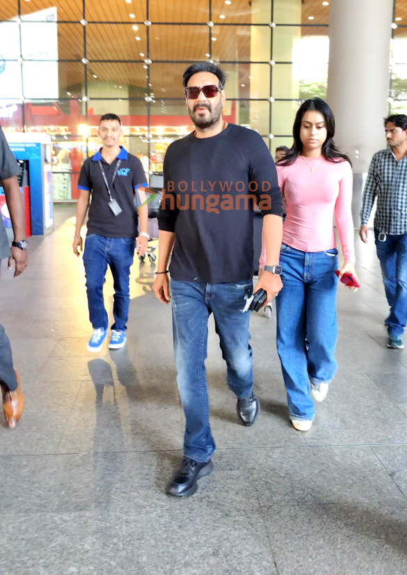 Photos: Ajay Devgn, Nysa Devgan and Manoj Bajpayee snapped at the airport