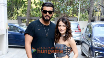 Photos: Arjun Kapoor and Radhika Madan snapped promoting their film Kuttey at T-Series office
