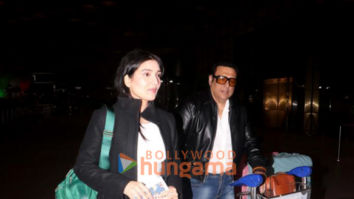 Photos: Govinda and Tina Ahuja snapped at the airport