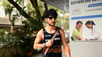 Photos: Ibrahim Ali Khan and Siddhant Chaturvedi snapped at their gym in Juhu