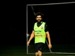 Photos: Kartik Aaryan snapped during a football match in Juhu