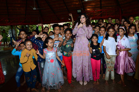 Photos: Mithila Palkar celebrates her birthday with underprivileged kids in Angle Xpress NGO
