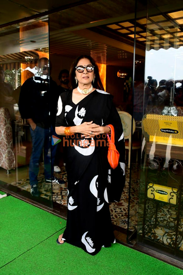 photos nargis fakhri anupam kher and neena gupta snapped promoting their film shiv shastri balboa 3