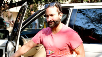 Photos: Saif Ali Khan spotted at a dubbing studio