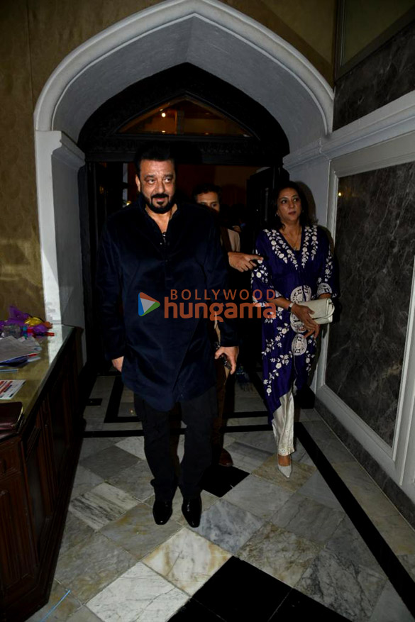 Photos: Sanjay Dutt and Priya Dutt snapped at a cancer event at Taj Palace, Colaba | Parties & Events