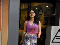 Photos: Sara Ali Khan spotted outside the gym in Bandra