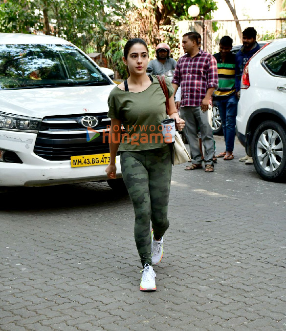 photos sara ali khan spotted outside the gymslow hai 2