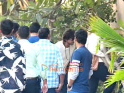 Photos: Shah Rukh Khan, Aryan Khan and Suhana Khan snapped at a screening of Pathaan