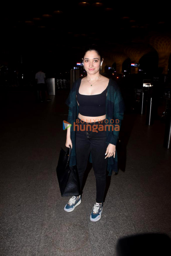 photos shefali jariwala tamannaah bhatia and parag tyagi snapped at airport 1