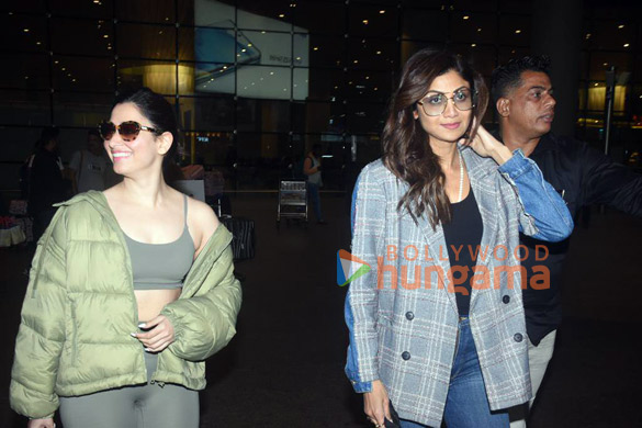 photos shilpa shetty and tamannaah bhatia snapped at the airport 2