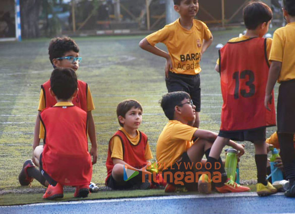 photos taimur ali khan snapped at a football ground during practice 3
