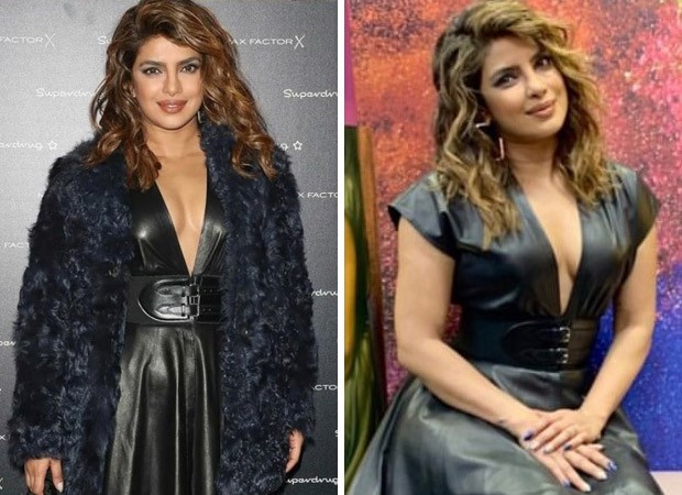 Priyanka Chopra amplified the drama in black leather dress, plush coat and chandelier bag but it all comes with a hefty price to own that perfect look : Bollywood News