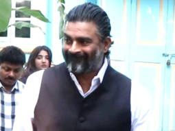 R. Madhavan gets clicked by paps as he gracefully rocks the grays