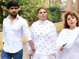 Rakhi Sawant gets clicked with Adil Khan as she leaves for her mothers funeral